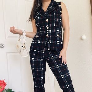 Polka dot two pieces set
